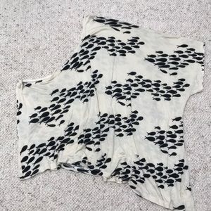 Fighting Eel off the shoulder top